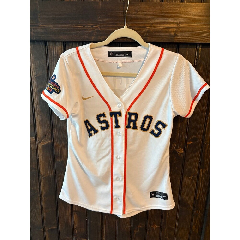 Houston Astros Alex Bregman #2 Nike White Jersey – Size Small